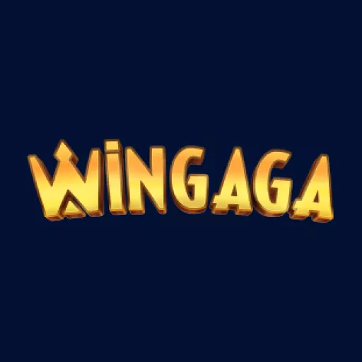 Wingaga logo na tmavém pozadí